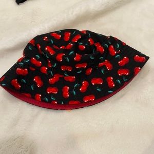 Cherry bucket hat